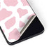 Pink Cow Print Galaxy S22 Skin